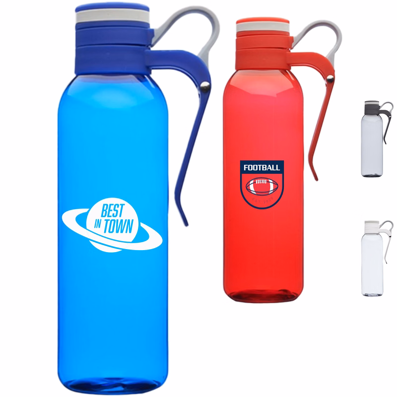 24 oz. Biking Plastic Water Bottles with Bike clip Handle