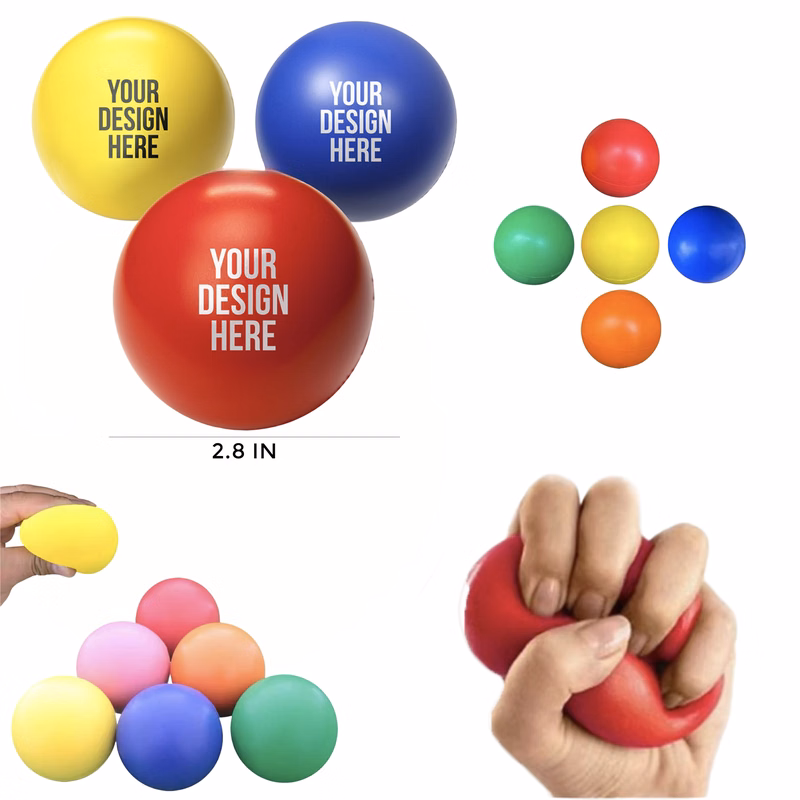 MOQ 10 PCS Squeezable Stress Ball