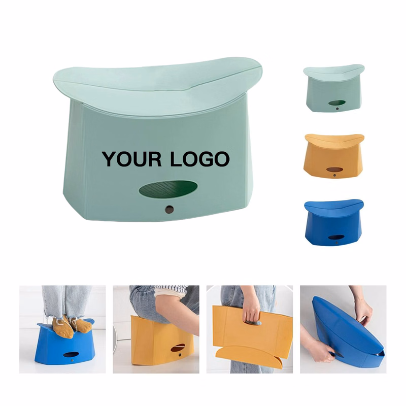 Plastic Folding Stool with Carry Handle for Outdoor Use