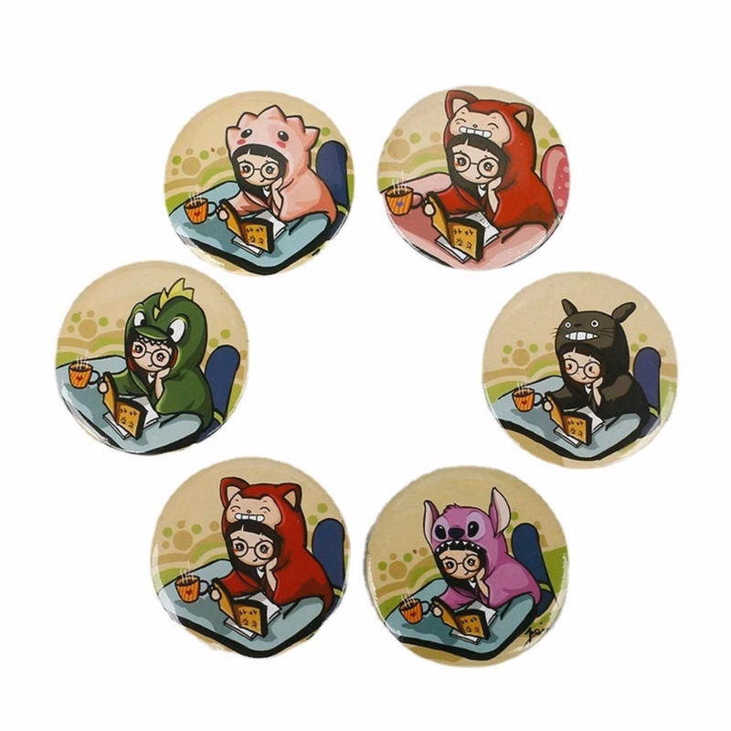 1.97" Round Tin Badge
