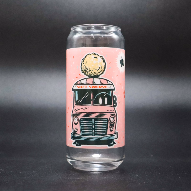 16 oz. Tall Boy Can Glass - Digital Full Color Printed