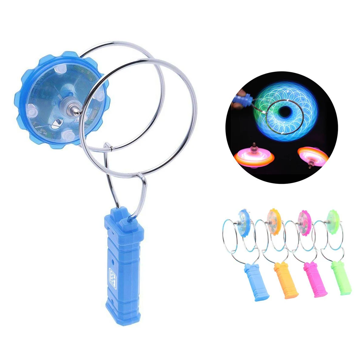 LED Magnetic Gyro Wheel Spinner Toy 1