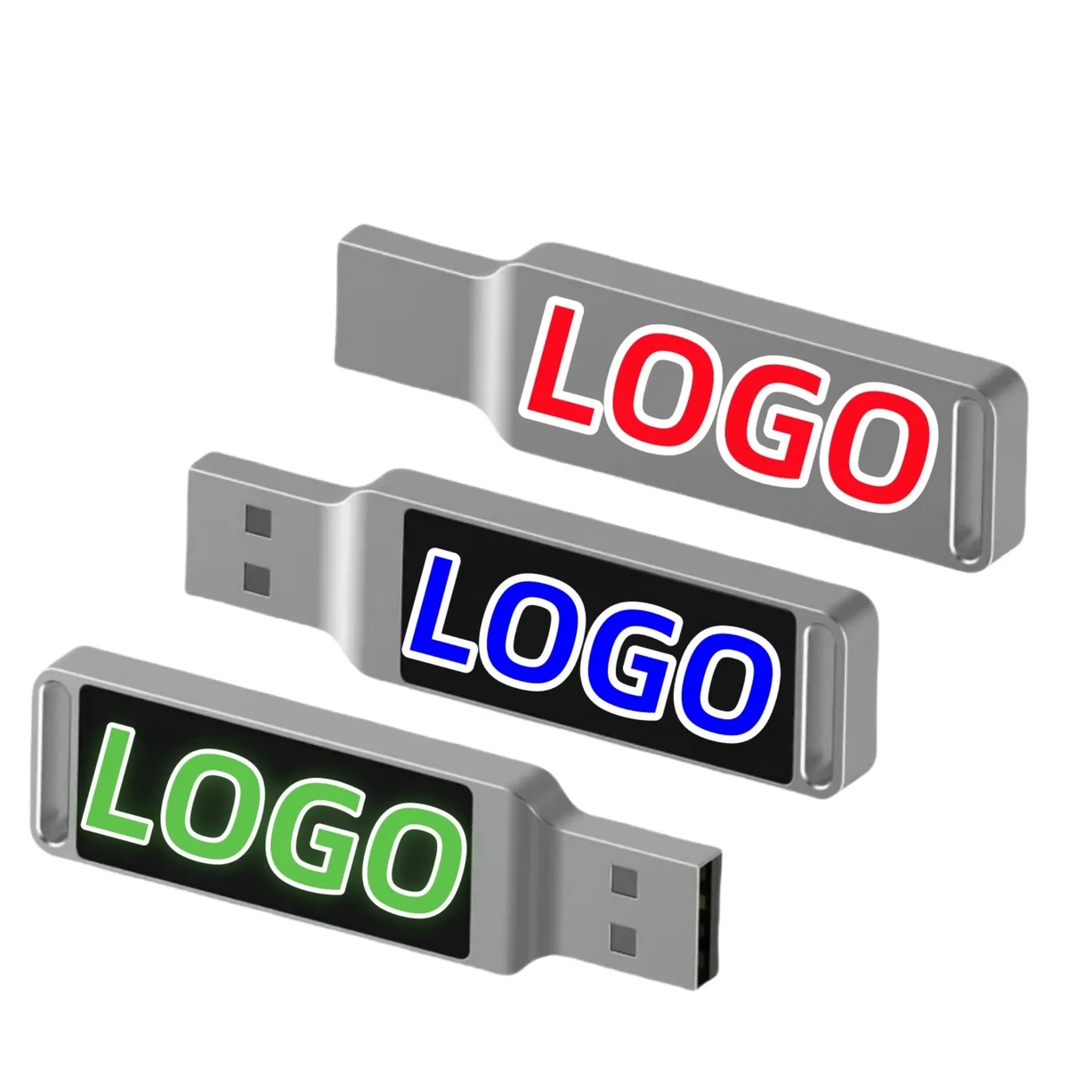 New LED Light 8GB USB Flash Drive 1