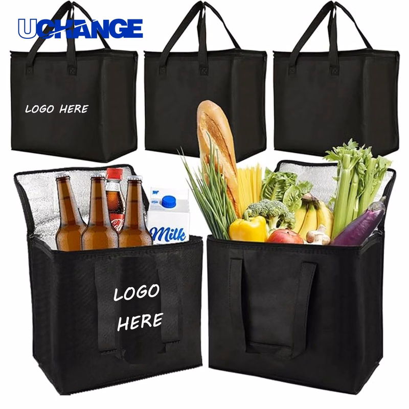 Non-Woven Waterproof Thermal Cooler Bag Leakproof Food Carry