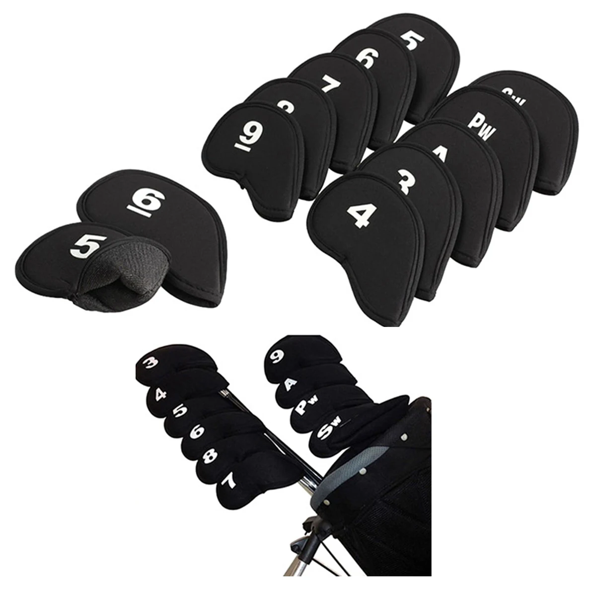 10PCS Golf Club Protectors 1