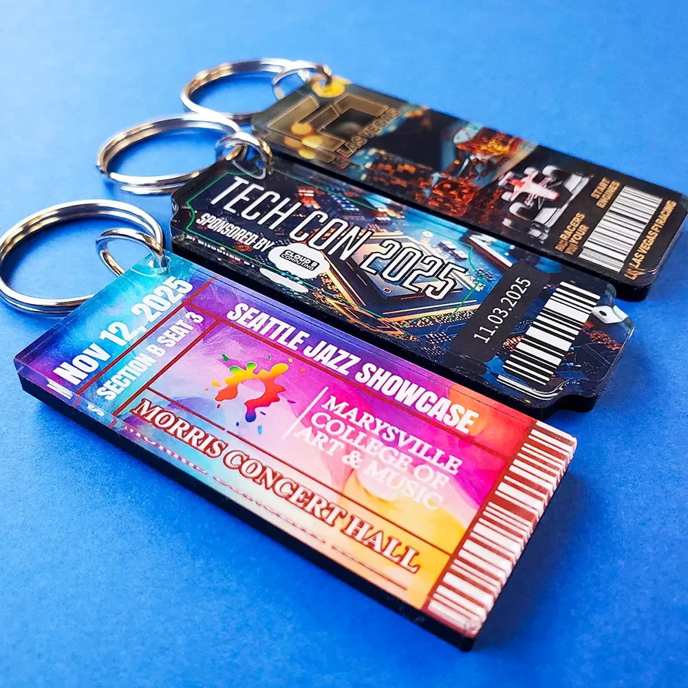 Event Ticket Key Tag 1