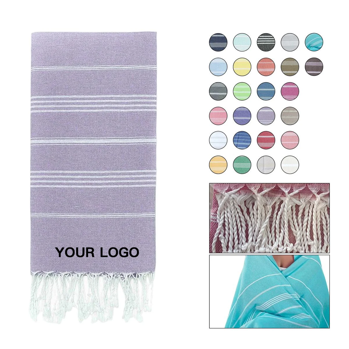 Soft Cotton Towel for Beach Pool or Outdoor Use 1