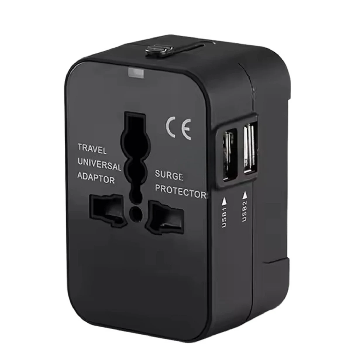 Dual USB A Port Universal Travel Adapter 1
