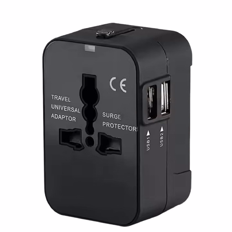Dual USB A Port Universal Travel Adapter