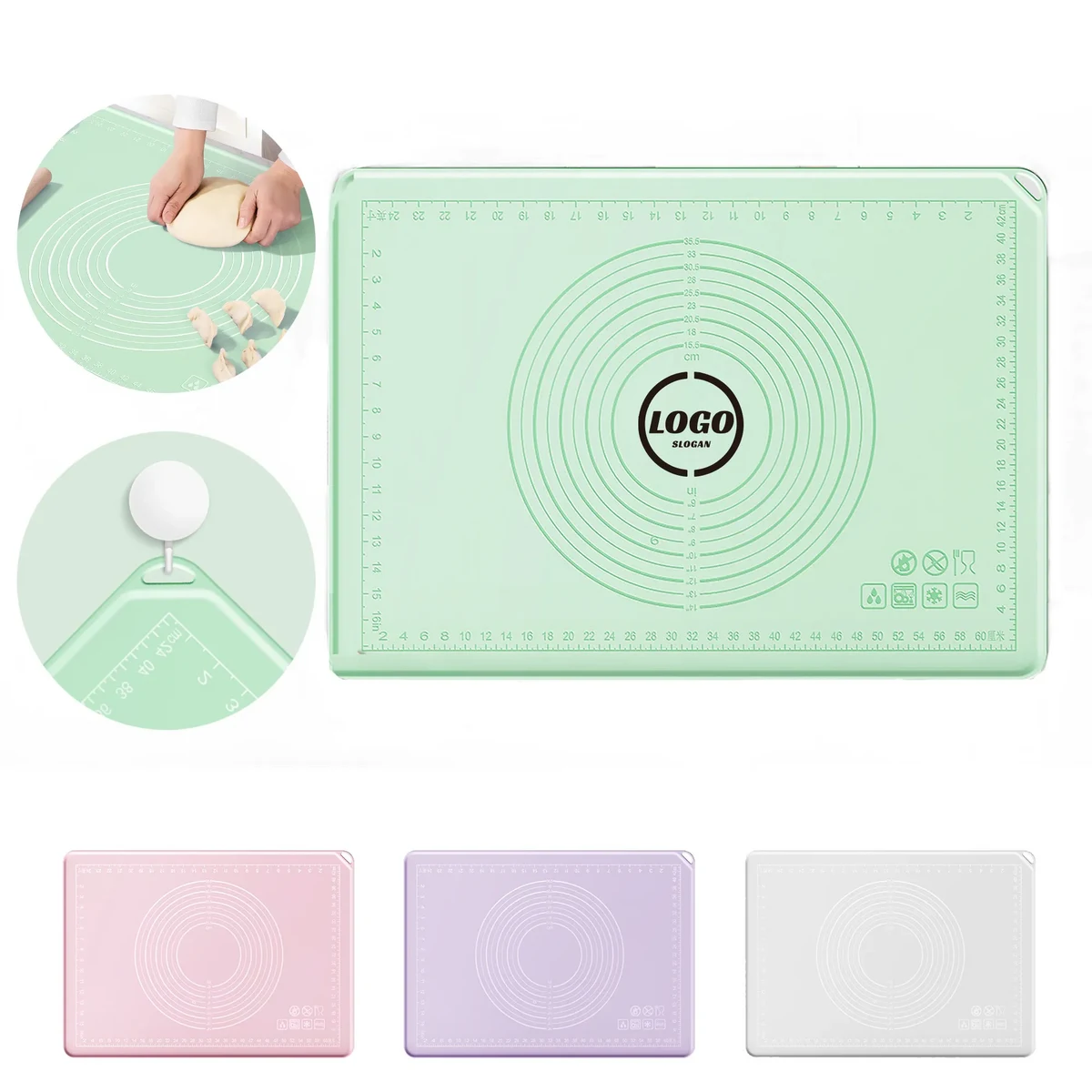 Custom Professional Silicone Kneading Mat 1