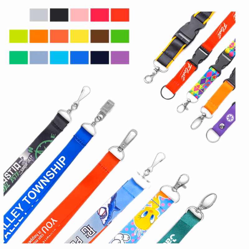 Full Color 3/4" Polyester Custom Printed Lanyard