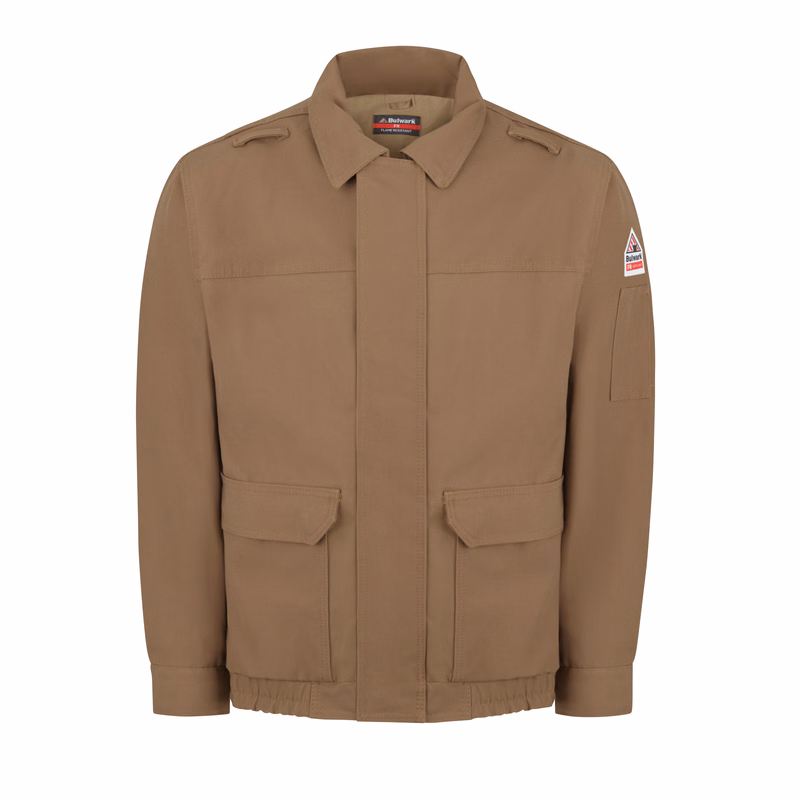 Bulwark® Brown Duck Lined Bomber Jacket