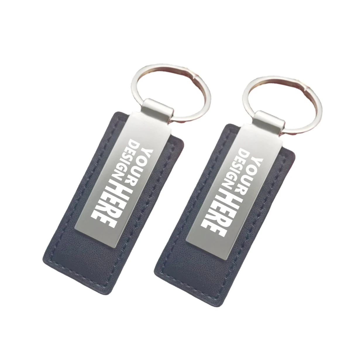 Leather Alloy Keychain Gift 1
