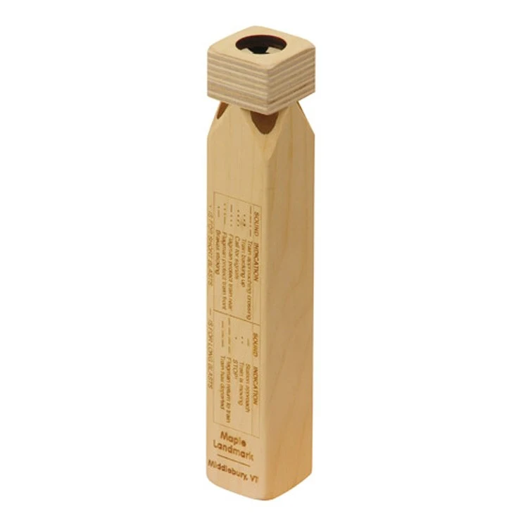 Train Whistle with Laser Engraving 1