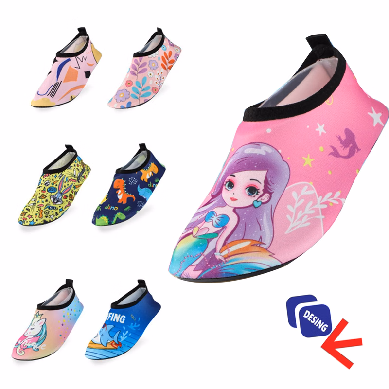Custom Full Color Women's Men's Outdoor Beach Water Shoes