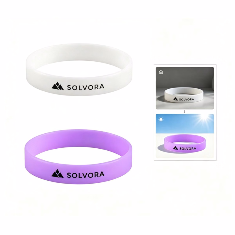 Sun UV Color Changing Silicone Bracelet