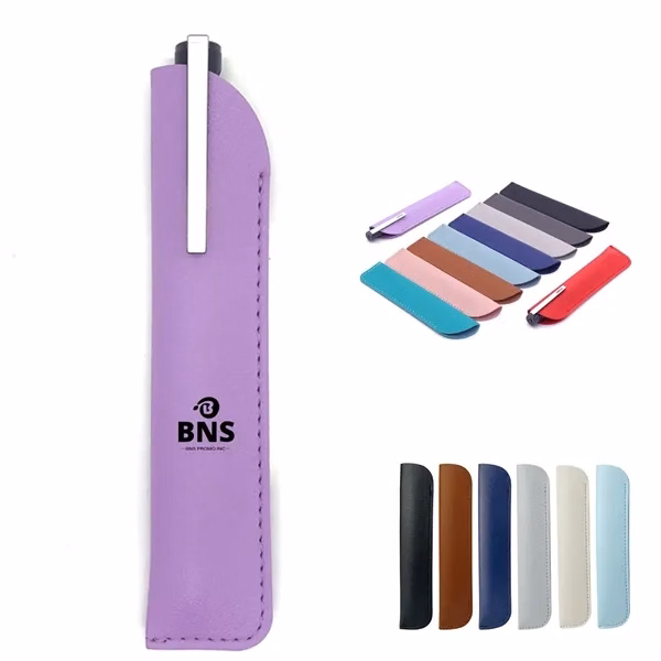 Executive Pen Pouch Scratch-Resistant PU Leather Holder