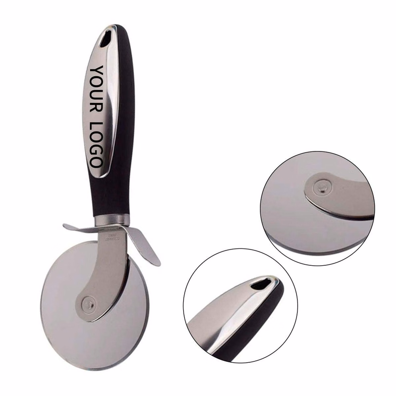 Stainless Steel Pizza Cutter with Ergonomic Handle