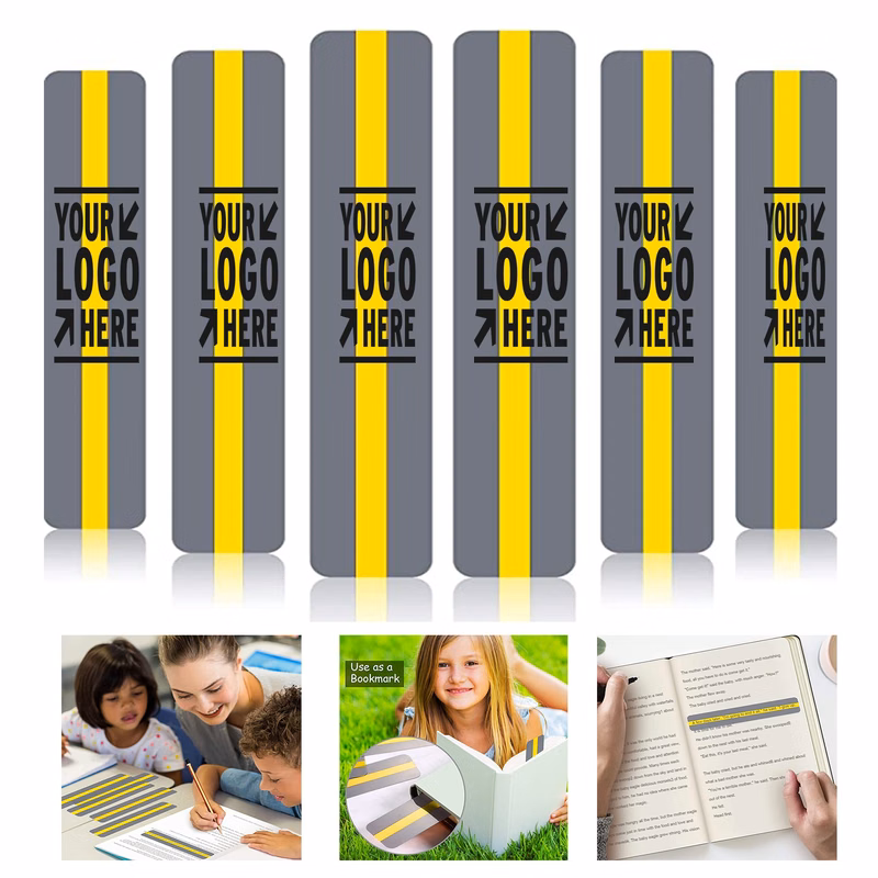 7.48 x 1.26 x 0.08 Inches Color Reading Guide Bar Bookmark