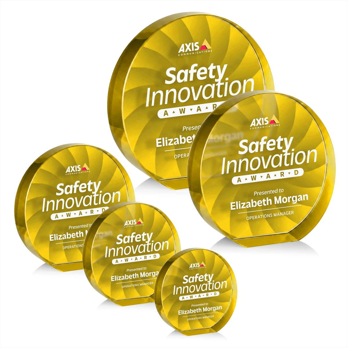 Apollo VividPrint™ Award - Yellow 1