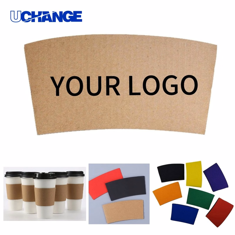 Coffee Cup Sleeve Wrap Custom Printed