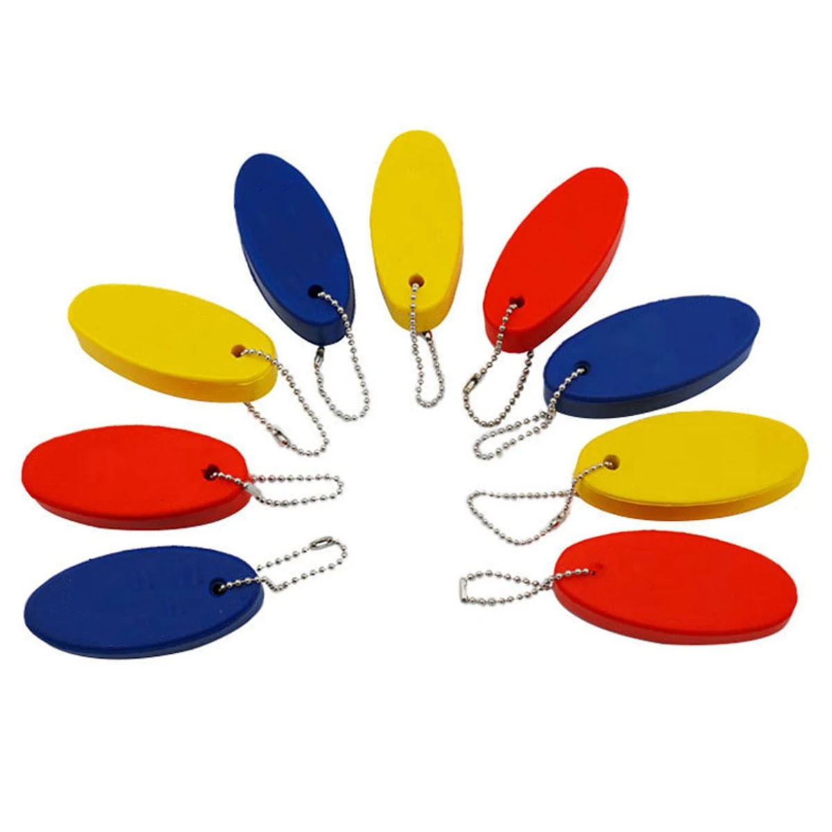 Oval Shaped Foam Floating Keychain 1