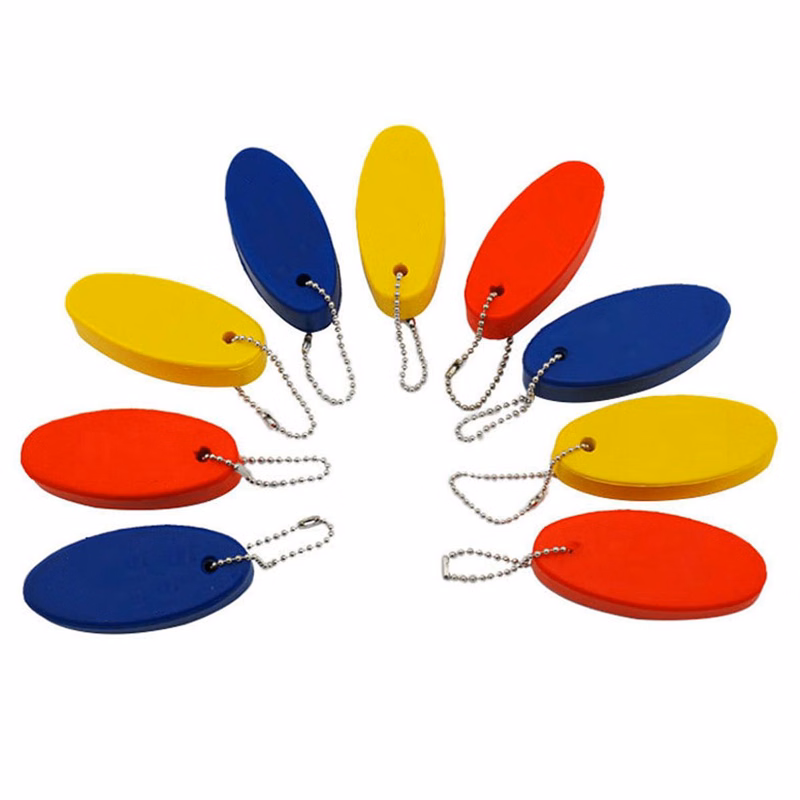 Oval Shaped Foam Floating Keychain