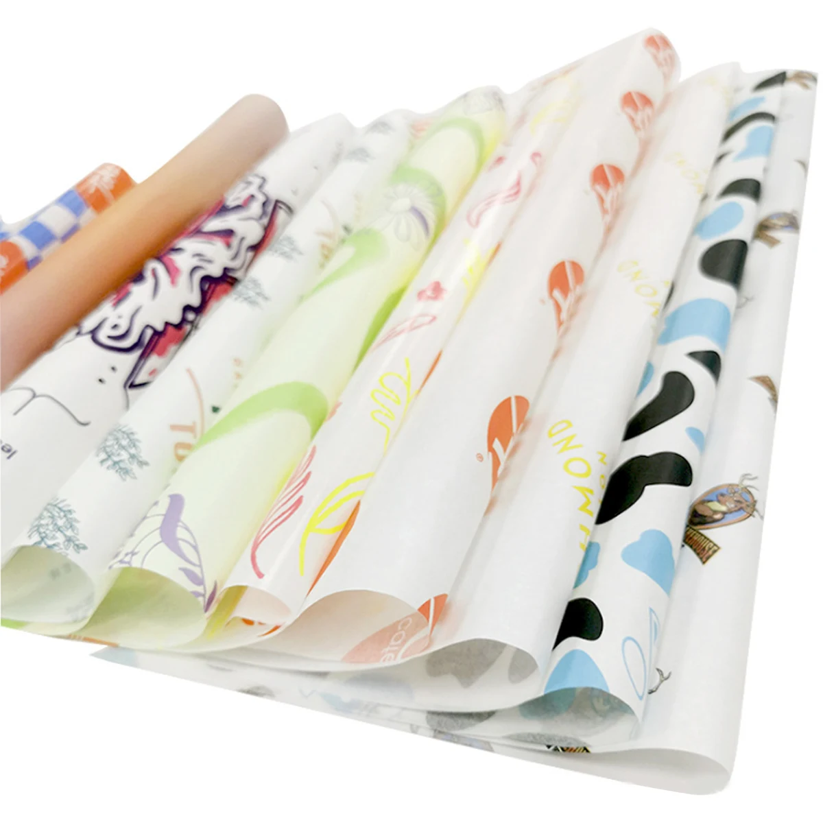 MOQ 1000 Custom Food Wrap Paper 1