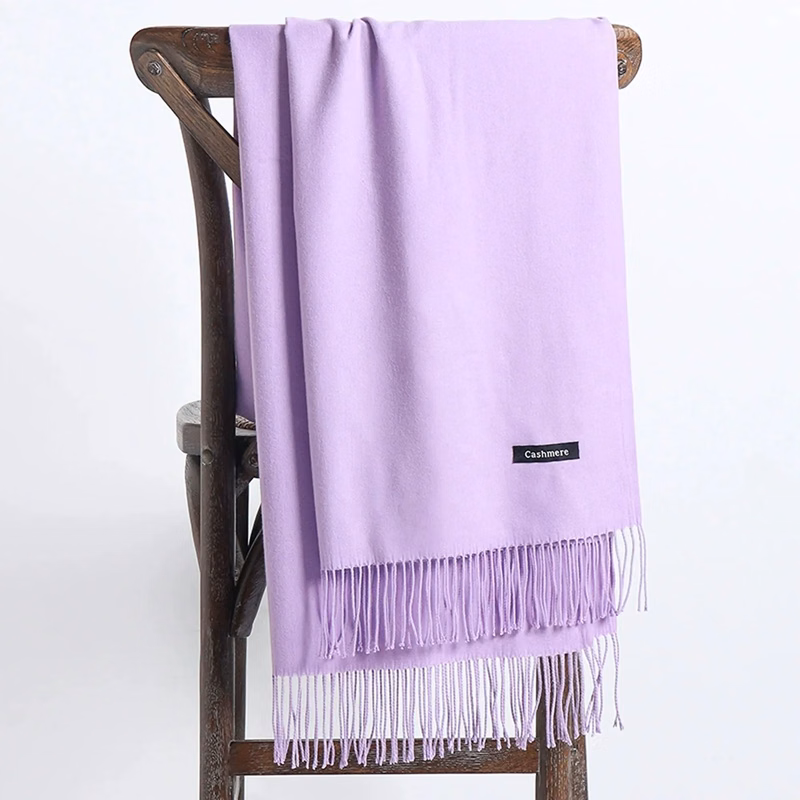 Fringed Long Pashmina Winter Shawl