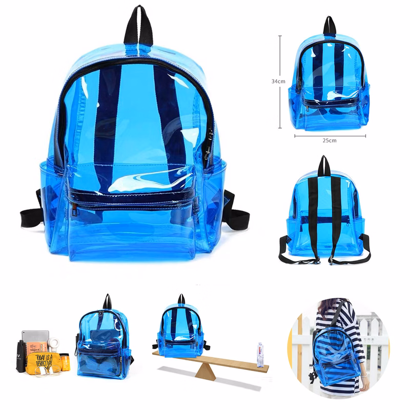 Colorful Clear PVC Backpack