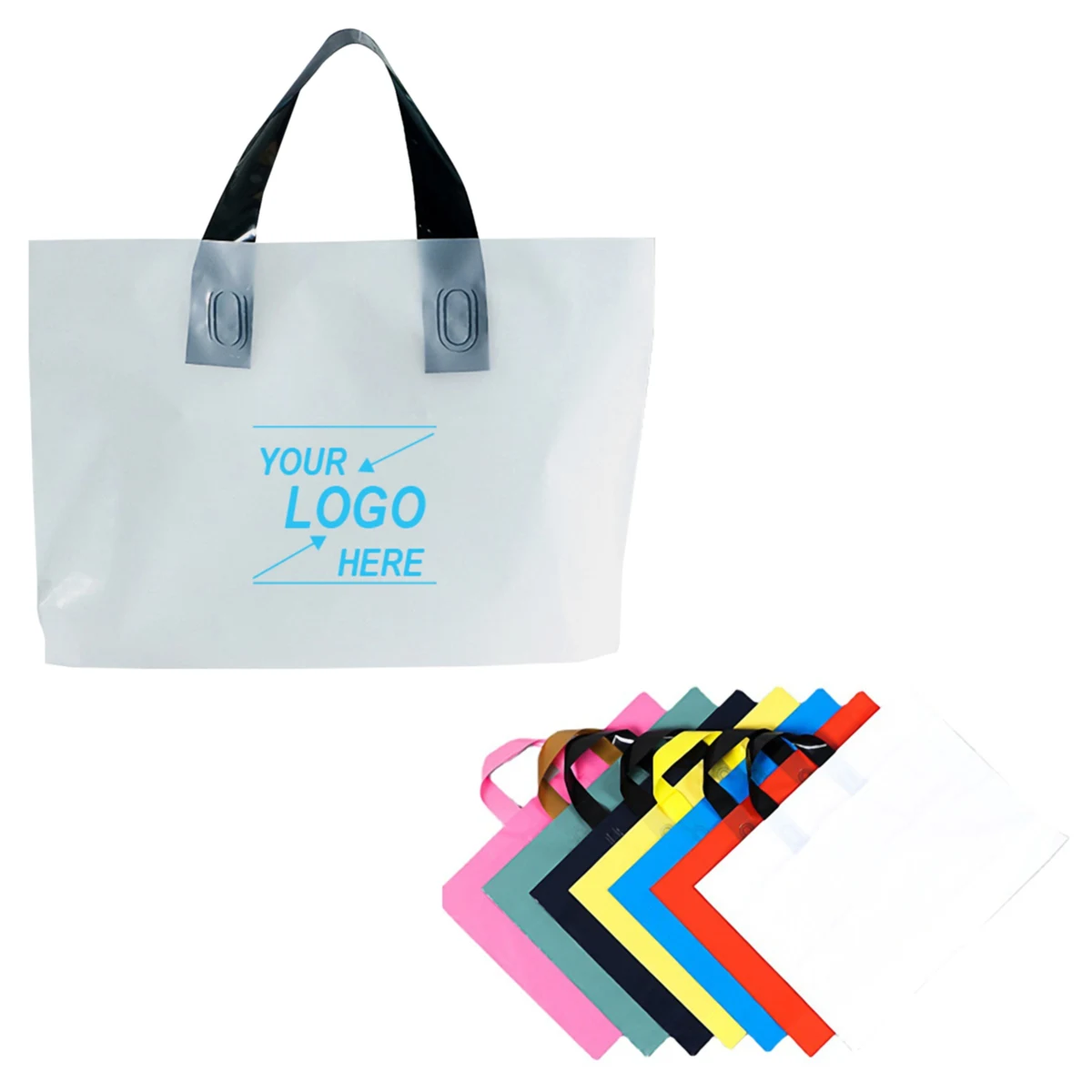 Reusable Plastic Shopping Tote Bag 1