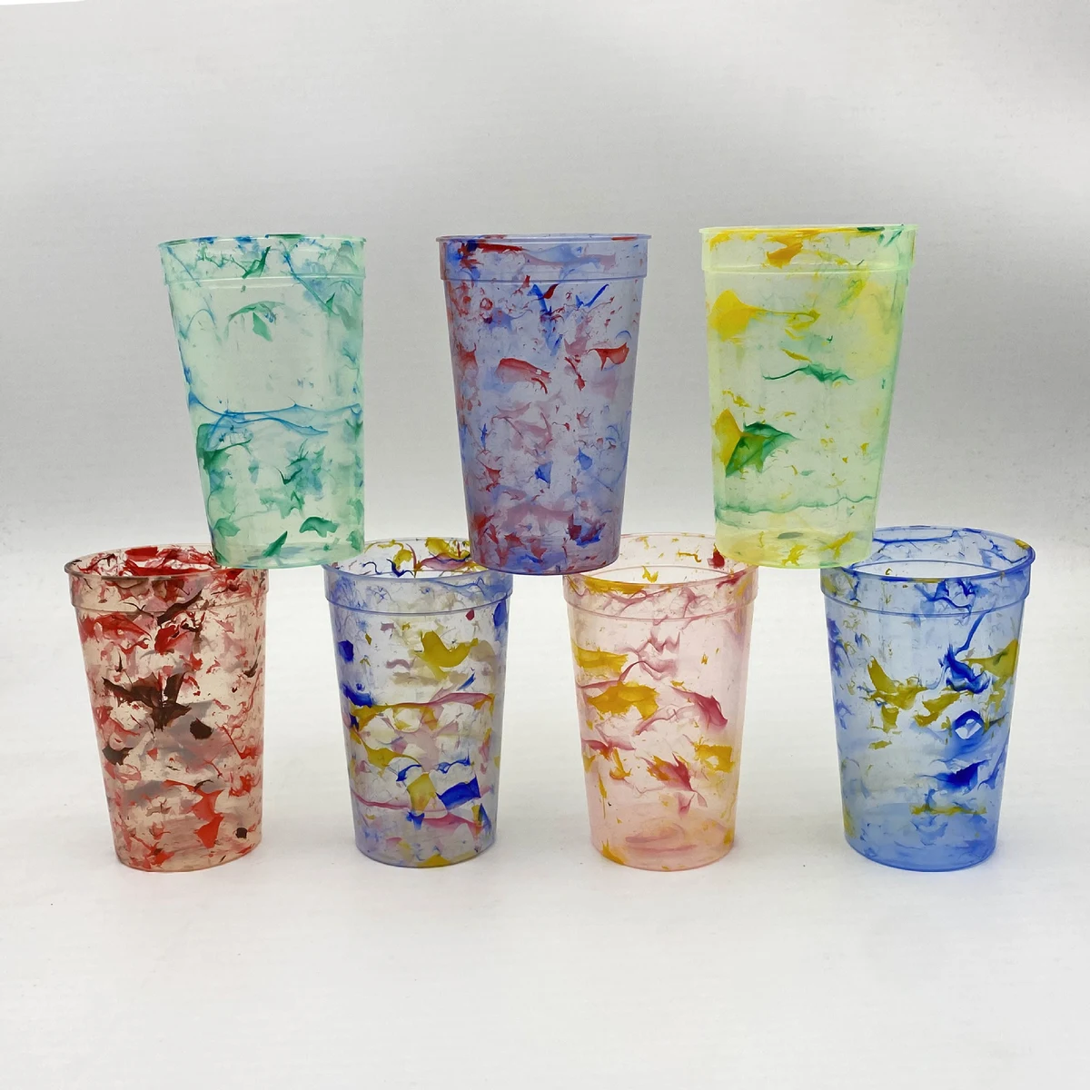 16oz. Plastic Stadium Cup (Flow pattern) 1