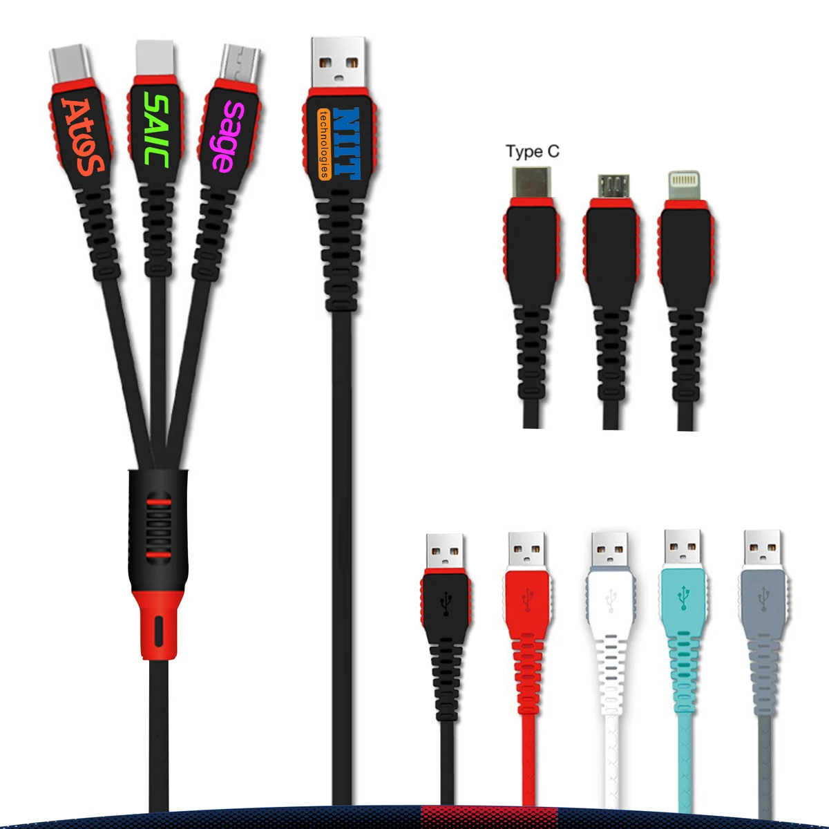 Aster 3in1 Charging Cable 1