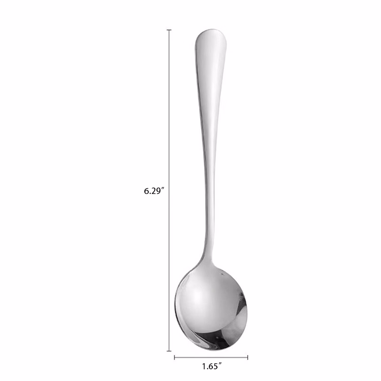 Stainless steel thickened spoon