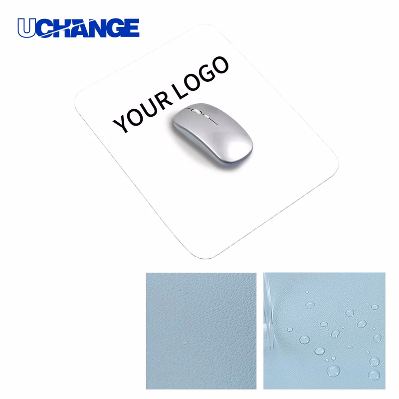 Square Microfiber Mouse Pad Mat with Rubber Backing