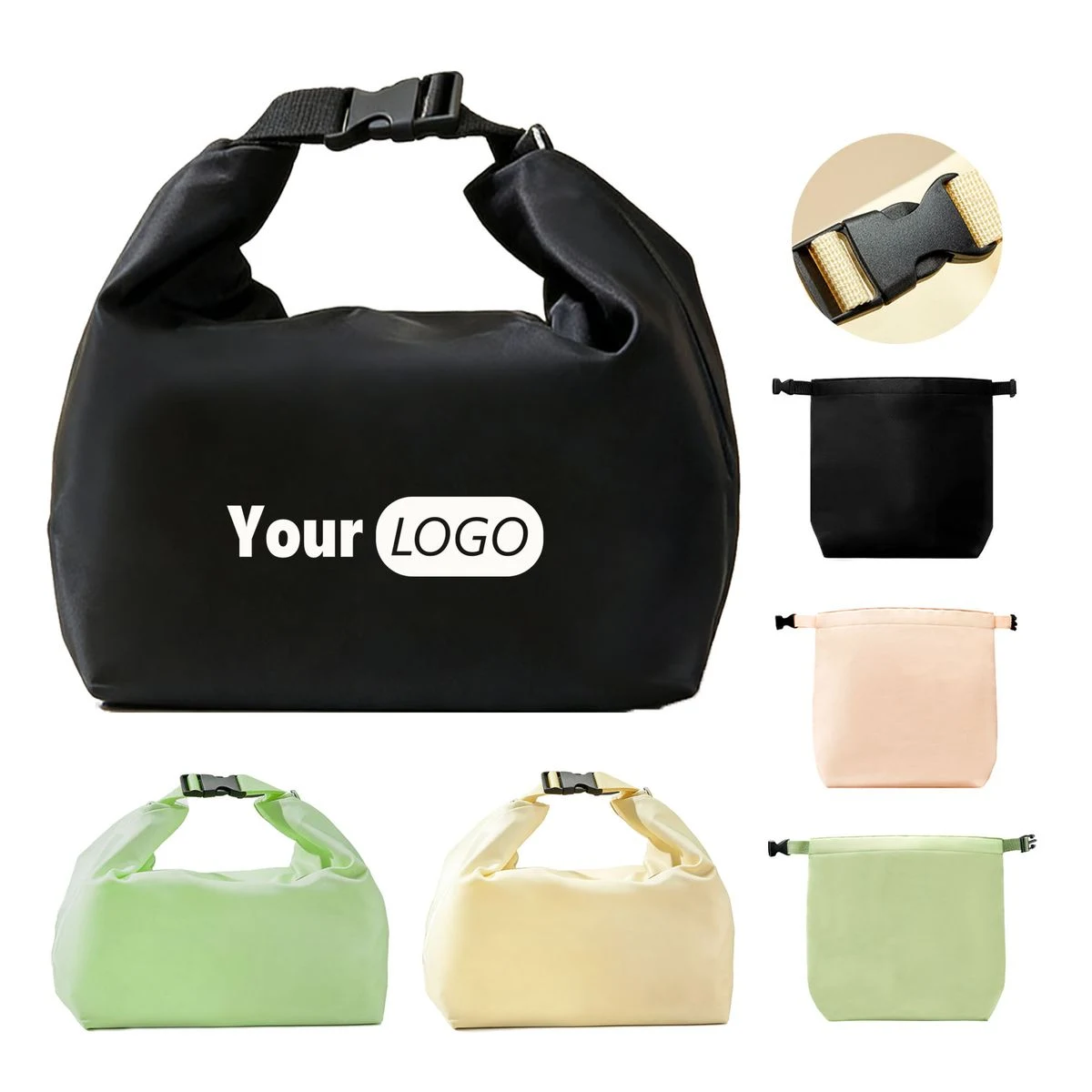 Portable Snap-Lock Insulated Lunch Bag 1