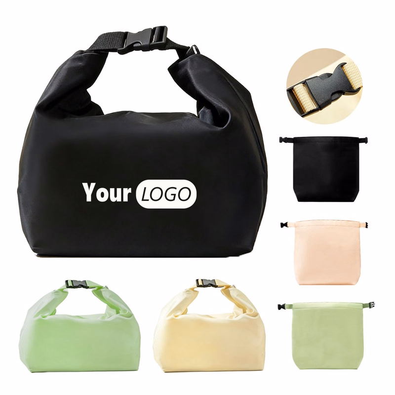 Portable Snap-Lock Insulated Lunch Bag