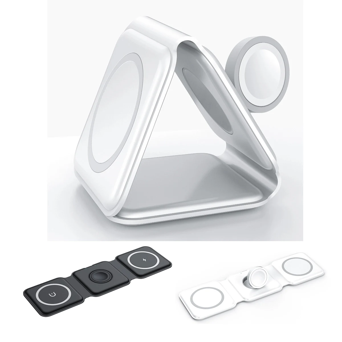 3 In 1 Wireless Charger Magnetic Foldable Charging Station 1