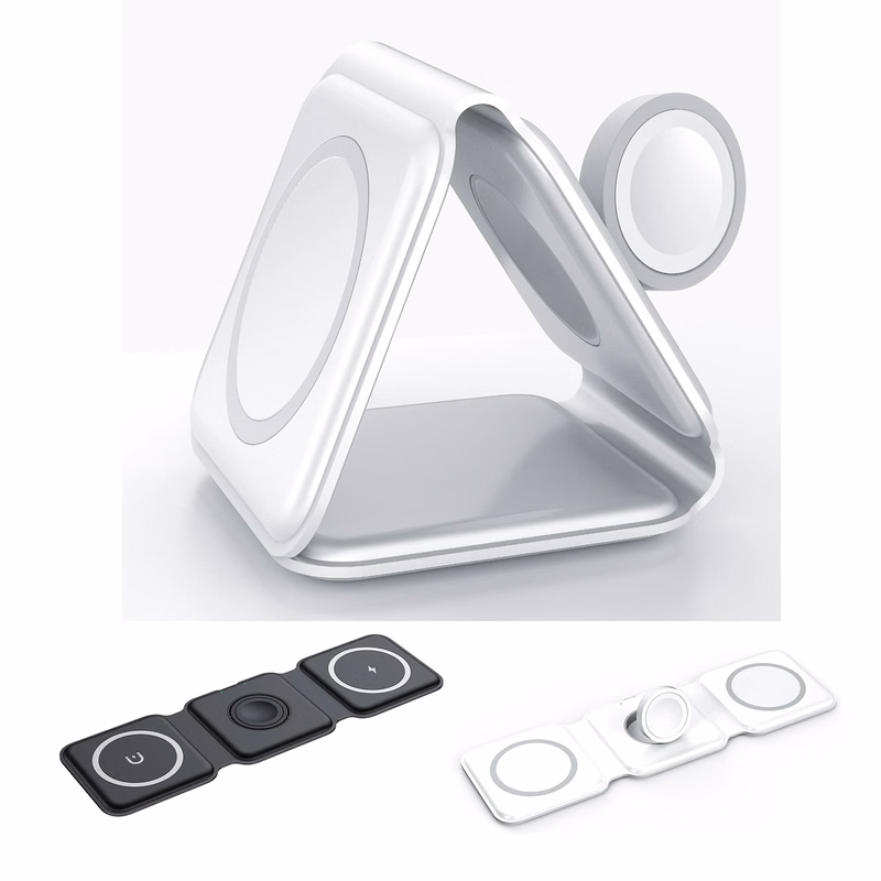 3 In 1 Wireless Charger Magnetic Foldable Charging Station