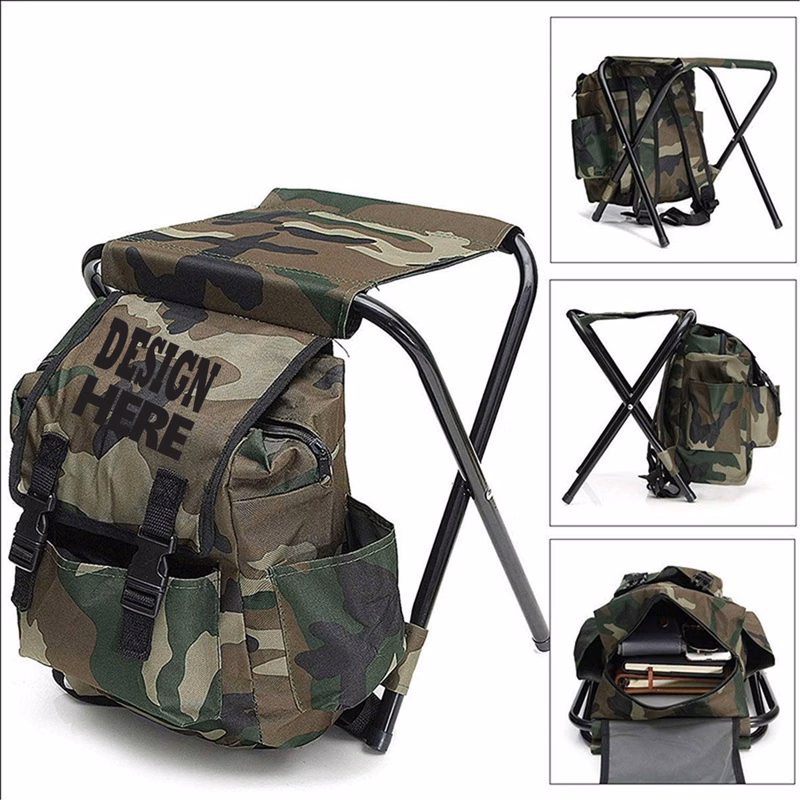 Camouflage Outdoor Leisure Backpack Chair