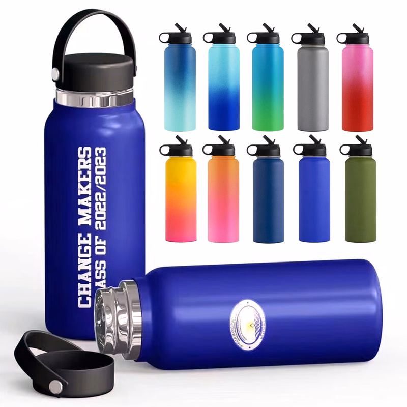 32oz/40oz Wide Mouth Bottle with Straw Lid