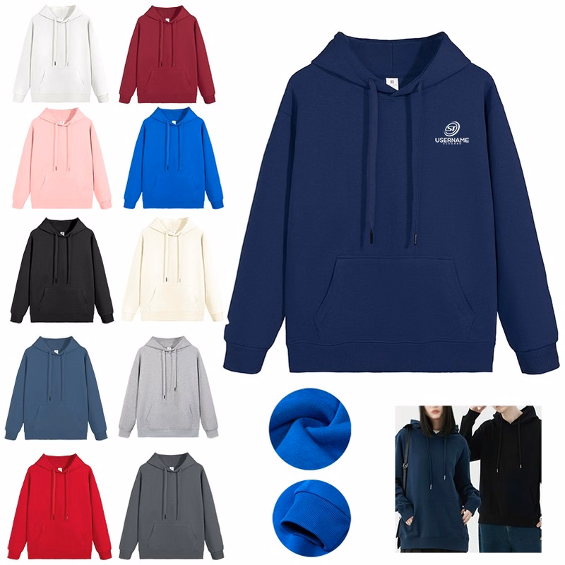 100% Cotton Men's 300 Gsm Pullover Hoodies