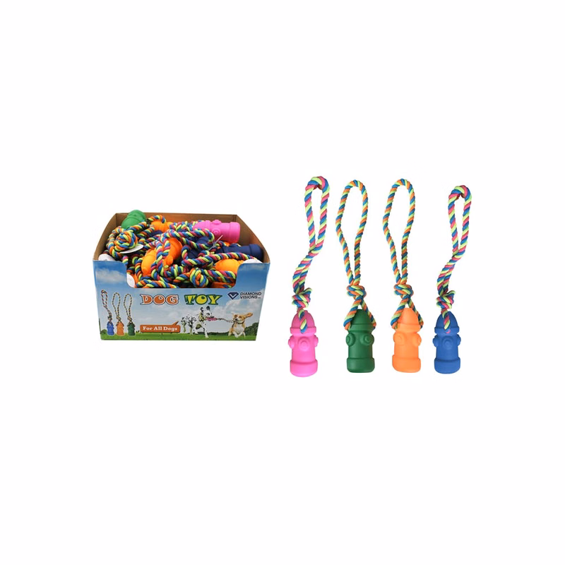 Fire Hydrant Dog Pull Toys Assorted