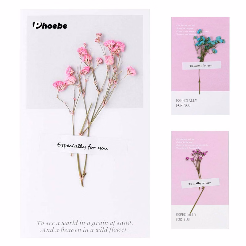 Creative Dried Flowers Card