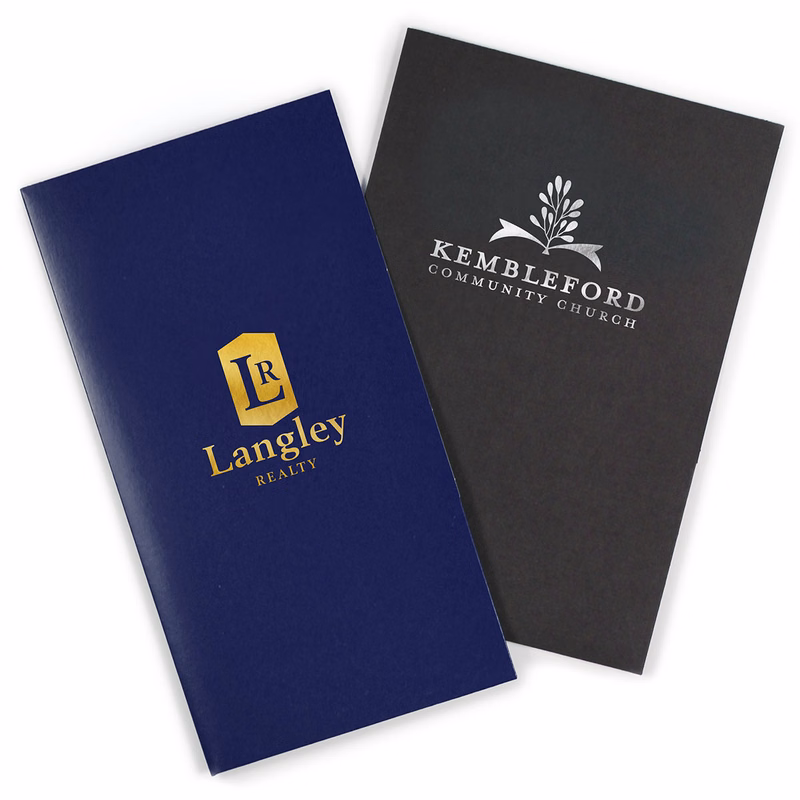 Mini Folders –1 Color Foil-Stamped Classic Stocks