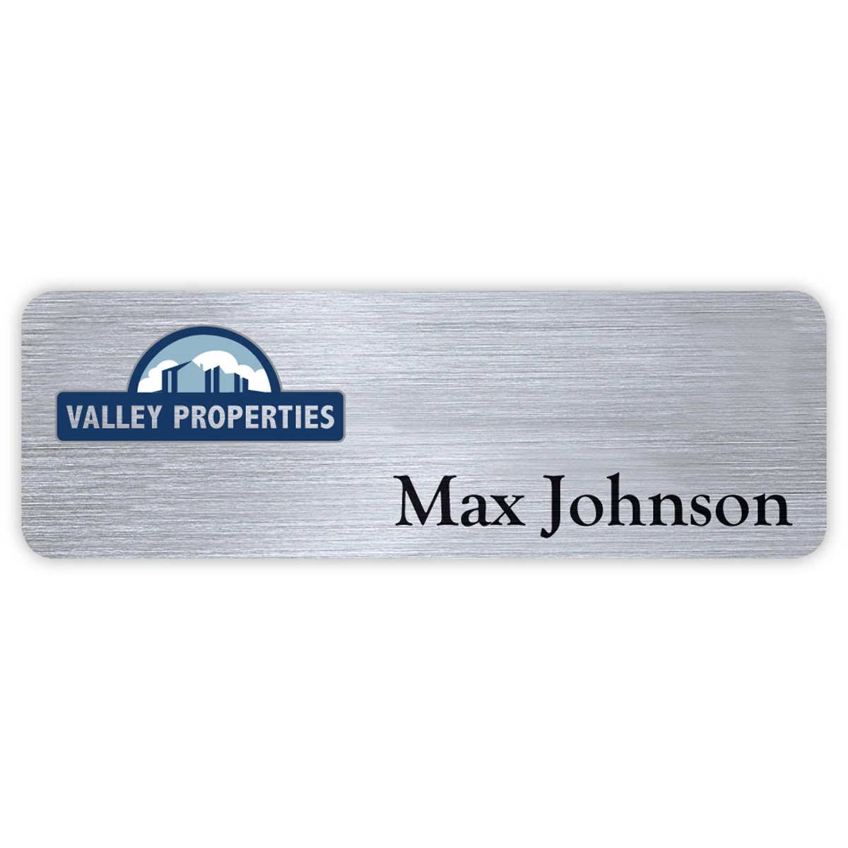 Hollywood Plastic Express Name Badge (Standard size 1" x 3") 1
