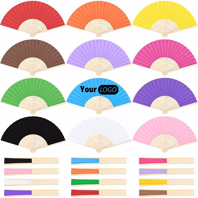 Personalized Craft Paper Folding Hand Fan