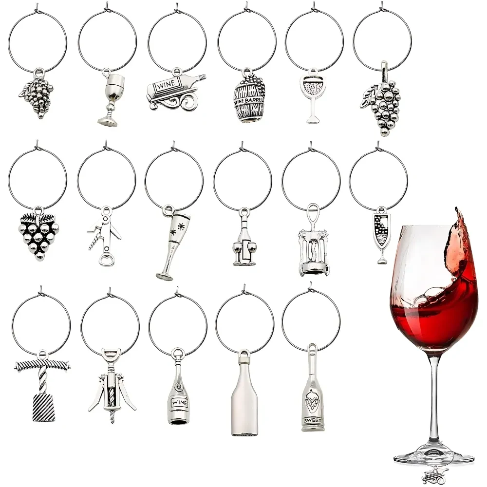 Metal Wine Charms 1