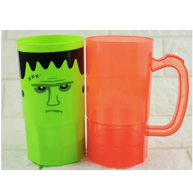 Food grade PP material, plastic Beer Mug Handle Cup Eco-Friendly Reusable Hot Sale 1