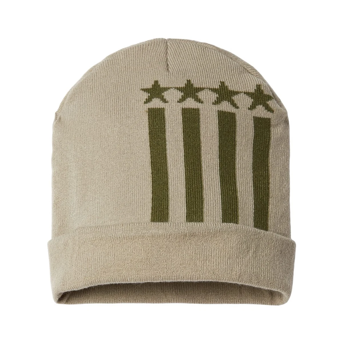 USA-Made Patriotic Cuffed Beanie - RK12 1
